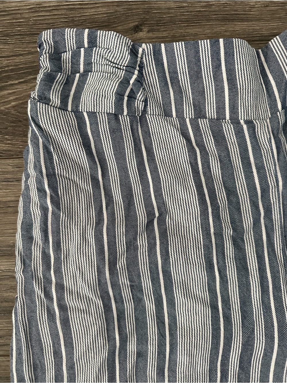 American Eagle Striped Wide-Leg Pants - Blue & White - Picture 2 of 3